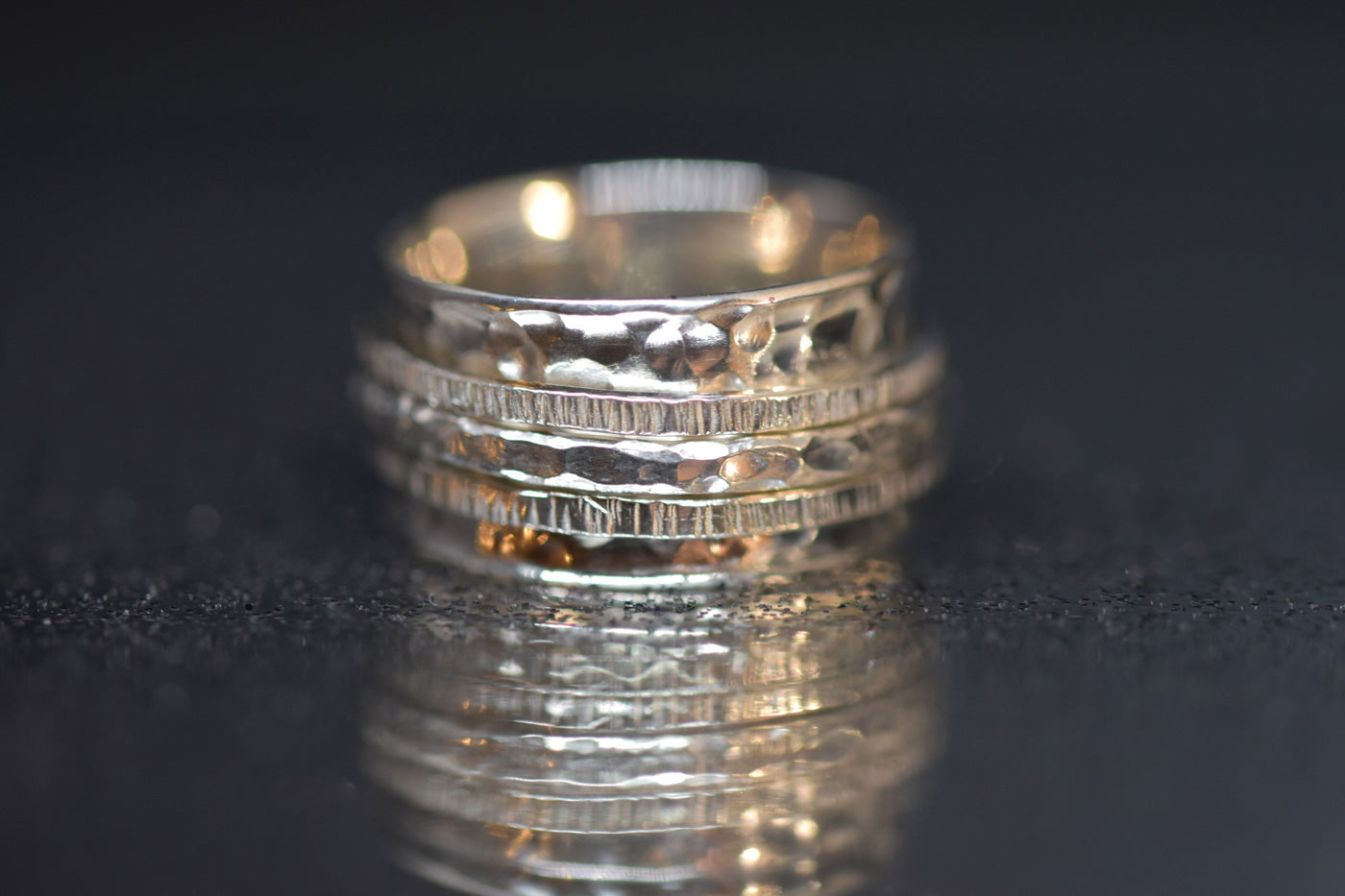 Luxe Spinner Ring Sterling Silver